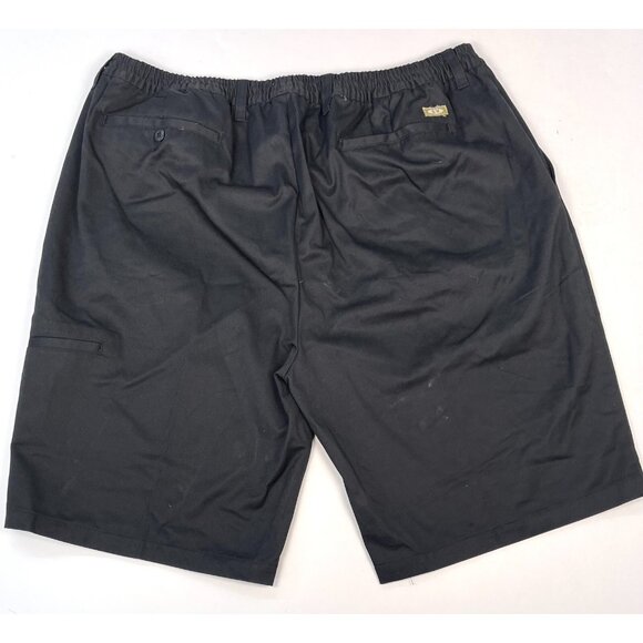 Lot 2 Mens SIZE 2X / 46 Black SHORTS Great Land Denim Benefit Wear Twill EUC - Picture 6 of 7